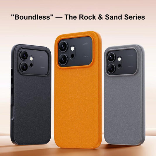 Boundless Series Rock Sand Magnetic Phone Case, For Honor 600 / 600 Pro Global, For Honor 500 / 500 Pro Global 155.8mm, For Honor Magic8 Pro, For Honor Magic8  