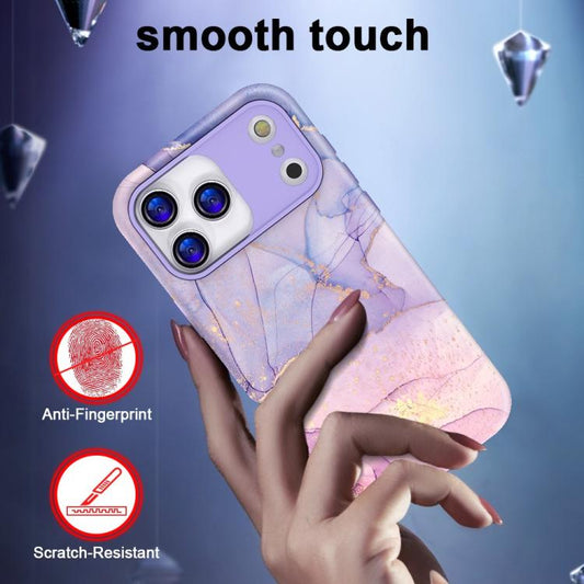 Water Transfer Printing Marble Pattern PC + TPU Phone Case, For iPhone 17 Pro Max, For iPhone 17 Pro, For iPhone 17, For iPhone Air, For iPhone 16 Pro Max, For iPhone 16 Pro  