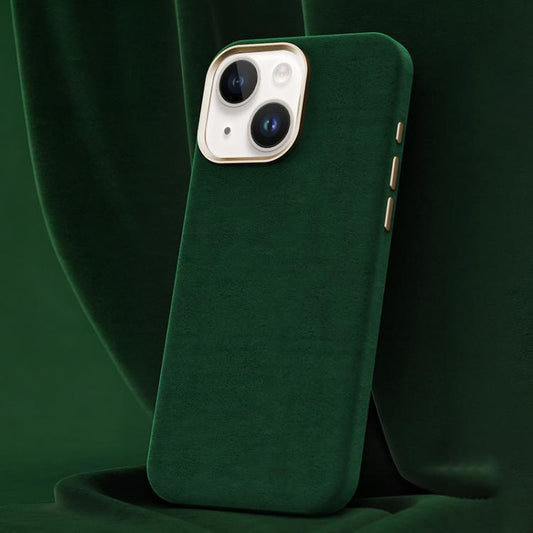 Ottilan Series Full Coverage Magnetic Microfiber Leather PC Phone Case, For iPhone 15 Plus / 14 Plus, For iPhone 15, For iPhone 14 / 13  