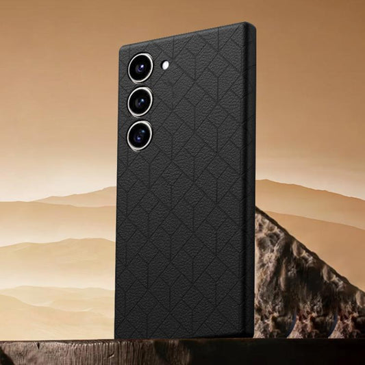Rubik Cube Series Embossed Grid Pattern Magnetic Phone Case, For Samsung Galaxy S23+ 5G, For Samsung Galaxy S23 5G  