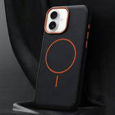 Elephant Leather Full Coverage Magnetic Microfiber Leather PC Phone Case, For iPhone 16, For iPhone 15 Pro Max, For iPhone 15 Pro  