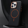 Elephant Leather Full Coverage Magnetic Microfiber Leather PC Phone Case, For iPhone 13 Pro  