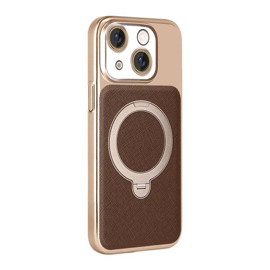 Gold Shield Magnetic Holder Lens Film Phone Case, For iPhone 15, For iPhone 14, For iPhone 14 Pro, For iPhone 14 Pro Max, For iPhone 13 Pro Max, For iPhone 13 Pro, For iPhone 13  