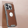 Palida Y7 Electroplated Carbon Fiber Texture Lens Film Phone Case, For iPhone 14 Pro Max, For iPhone 13 Pro Max, For iPhone 13 Pro, For iPhone 13  