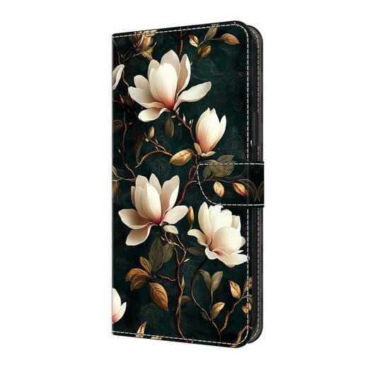 Crystal-Like Painted Vegan Leather Phone Case, For Galaxy A35 5G  