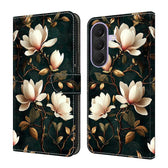 Crystal-Like Painted Vegan Leather Phone Case, For Galaxy A57 5G  