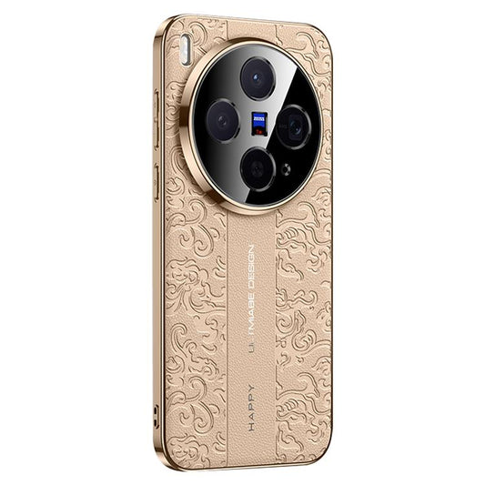 Cloud Dragon Pattern Plain Leather PC Phone Case, For vivo X300s, For vivo X300 Ultra  