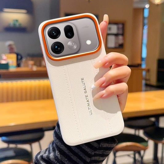 Metal Camera Lens Frame Buttons Vegan Leather Phone Case, For OPPO Find X9s Pro 5G, For OPPO Find X9 Ultra 5G, For OPPO Reno15 Pro Max 5G Global, For OPPO Reno15 Pro 5G Global, For OPPO Reno15 5G Global, For OPPO Find X9  