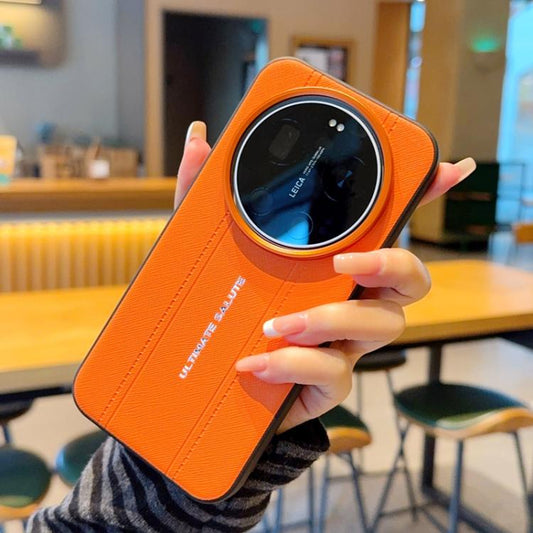 Metal Camera Lens Frame Buttons Vegan Leather Phone Case, For Xiaomi 17 Ultra, For Xiaomi 17 Pro Max, For Xiaomi 17 Pro, For Xiaomi 17, For Xiaomi 15S Pro, For Xiaomi 15 Ultra  