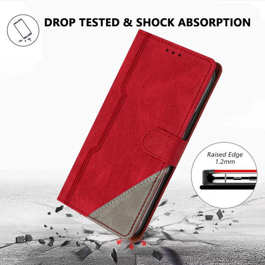 Color Matching Buckle Clasp Vegan Leather Phone Case, For OnePlus Nord CE4, For OnePlus Nord N30 SE, For OnePlus 12R, For OnePlus 12  