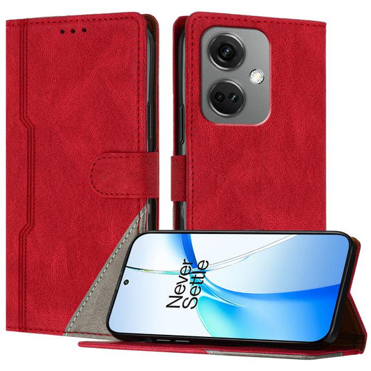 Color Matching Buckle Clasp Vegan Leather Phone Case, For OnePlus Nord CE3, For OnePlus Nord CE 3 Lite / N30, For OnePlus Ace 2V / Nord 3, For OnePlus 11R / Ace 2 5G  