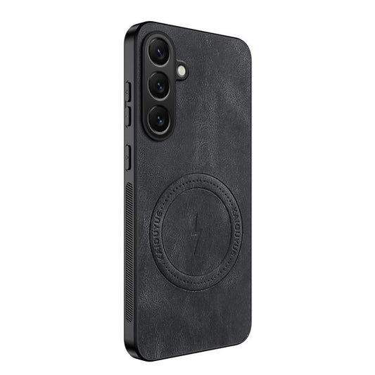 WANLONFENG SD Series Nappa Texture Magnetic Phone Case, For Galaxy S26 FE 5G  