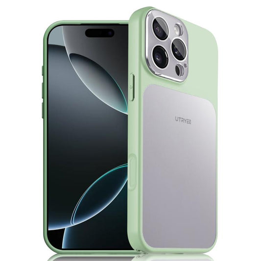 UTRYEE Colorful Silver Magnetic Phone Case, For iPhone 16 Pro, For iPhone 16, For iPhone 15 Pro Max, For iPhone 15 Pro  