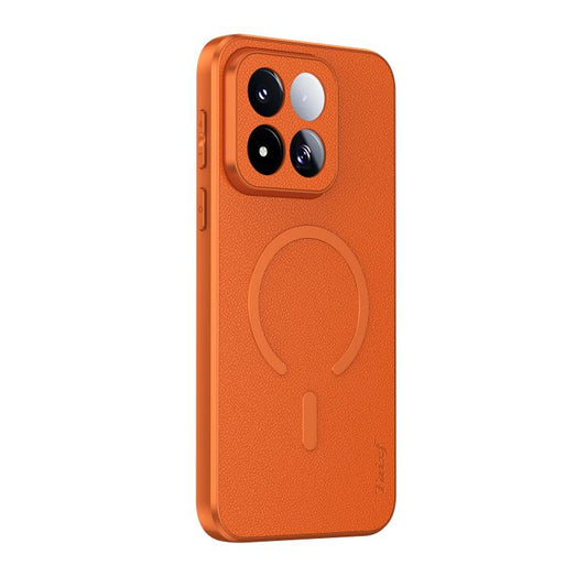 Sheepskin Vegan Leather Magnetic Phone Case, For Xiaomi 17 Max 5G  