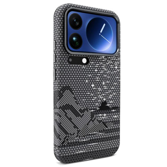 Kevlar Texture Water Sticker Magnetic Phone Case, For Xiaomi 17 Pro Max, For Xiaomi 17 Pro  For Xiaomi 17 Pro Max / Grey