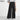 High-Waisted Wide-Leg Women Pants  L / Black