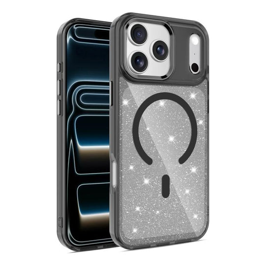 Luxury Glitter TPU + PC Magnetic Phone Case, For iPhone 17 Pro Max, For iPhone 17 Pro, For iPhone 17, For iPhone Air  