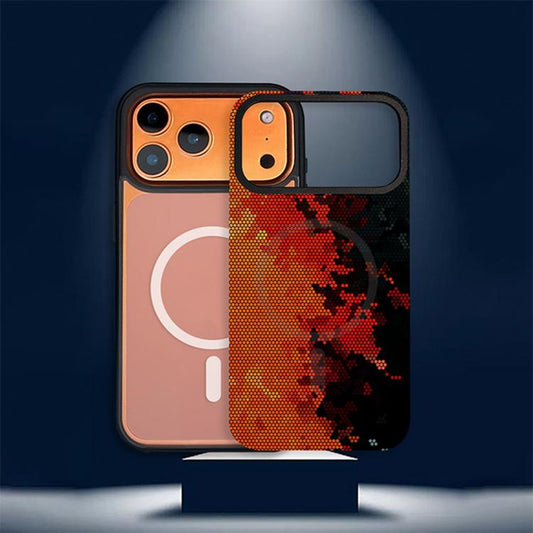 Camouflage Mosaic Detachable Dual Magnetic PC Hybrid TPU Phone Case, For iPhone 12 Pro, For iPhone 11  