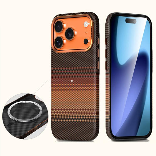 SULADA Kevlar Woven Texture Magnetic Leather Phone Case, For iPhone 18 Pro, For iPhone 18 Pro Max  
