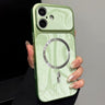Water Ripple PC Magnetic Vegan Leather Phone Case, For iPhone 16 Pro, For iPhone 16 Plus  