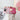 Gradient Skin Feel Anti-fingerprint Phone Case with Heart Charm / Wrist Strap, For iPhone Duo  