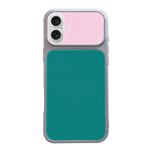 Corning Leather Textured Large Window Phone Case, For iPhone 16  