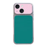Corning Leather Textured Large Window Phone Case, For iPhone 15 Plus  