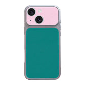 Corning Leather Textured Large Window Phone Case, For iPhone 15 Plus  