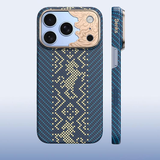 Benks Color Shield C1 Classic Kevlar Knight Series Magnetic Phone Case, For iPhone 18 / 17  