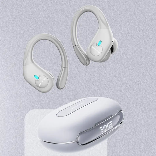 Ear-mounted Bluetooth Headset Digital Display Waterproof Anti-drop  