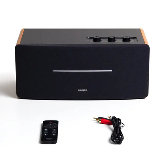 Edifier D12 Wireless Bluetooth Speaker Car Subwoofer Stereo, D12 Wood Grain - UTrano
