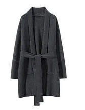 Fall Winter Fashion Mid-length Knitted Coat For Women  
