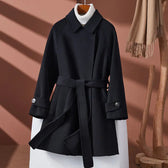 Fashion Personality Reversible Cashmere Coat Women  