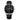 Fashion Sport Men's Stainless Steel Case Leather Band Quartz Analog Wrist Watch 