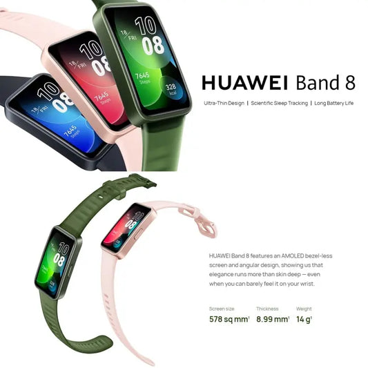 HUAWEI Band 8 Standard 1.47 inch AMOLED Smart Watch, Support Heart Rate / Blood Pressure / Blood Oxygen / Sleep Monitoring, HUAWEI Band 8 Standard Utrano