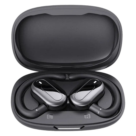 Hanger Type Stereo Outside Sound Bluetooth Earphones With Charging Bin - UTrano