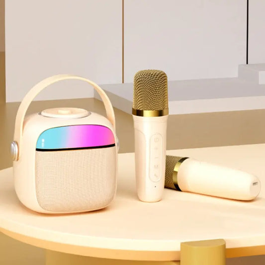 Havit P1 Portable Singing Home Wireless Bluetooth Speaker Microphone Set, Single-microphone, Dual-microphone Utrano