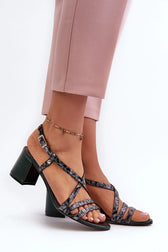  Heel sandals model 198794 Step in style 