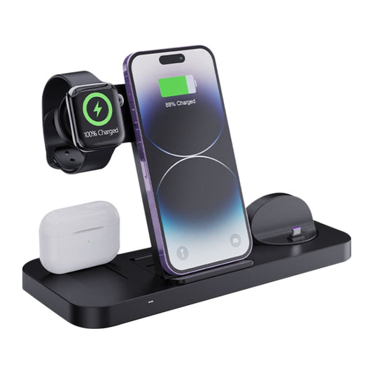 6 in 1 Multifunctional Foldable Vertical Wireless Charger  