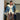 Knitted Patchwork Wide Turn-Down Collar Denim Jacket  