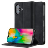 LC.IMEEKE Strong Magnetism Microfiber Leather Phone Case, For iPhone 16  