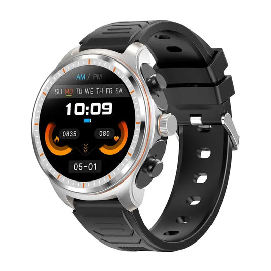 LC19 1.53 inch 2 in 1 Bluetooth Earphone IP67 Waterproof Smart Watch, Support Sleep Monitoring(Black Silver) - UTrano