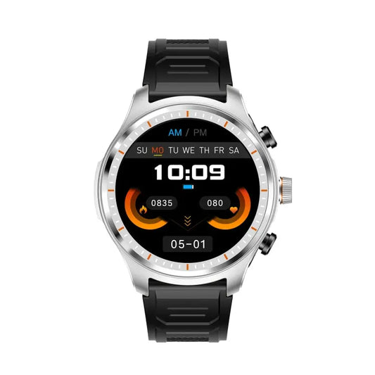 LC19 1.53 inch 2 in 1 Bluetooth Earphone IP67 Waterproof Smart Watch, Support Sleep Monitoring(Black Silver) - UTrano