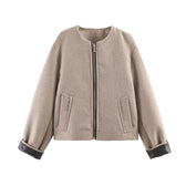 Leather effect decorative jacket  