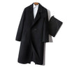 Long Dropped Shoulder Trench Coat Cashmere Coat  
