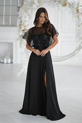  Long dress model 219685 Bicotone 