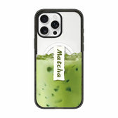 Matcha Latte Cake Pattern Magnetic Acrylic TPU Phone Case, For iPhone 12 Pro Max, For iPhone 12 Pro, For iPhone 11  