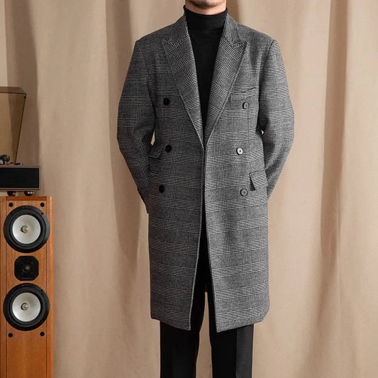 Men's Mid-length Warm Jacket Winter Thick Style  