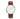 Movement men and women waterproof business casual black belt watch wish ultra-thin quartz watch Utrano