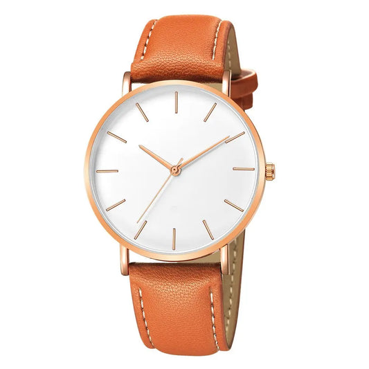 Personality fashion twelve nails men and women belt watch Utrano